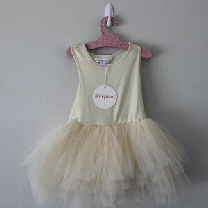Authentic iloveplum Metallic B.A.E. Tutu Dress - Goldie NWT 6Y
